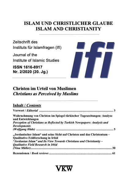 Islam und christlicher Glaube • Nr. 2/2020 (20. Jg.)